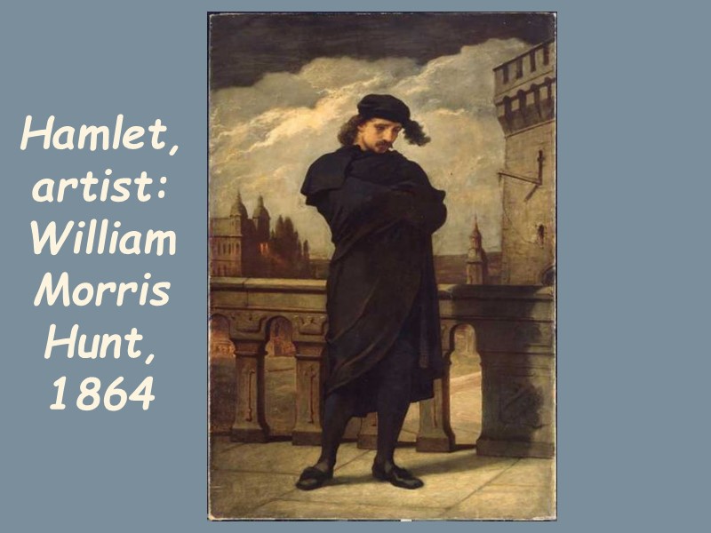Hamlet, artist: William Morris Hunt, 1864